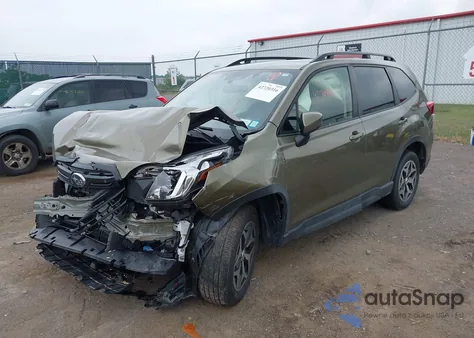 2022 Subaru Forester Premium from USA, damaged, VIN JF2SKADCXNH510038